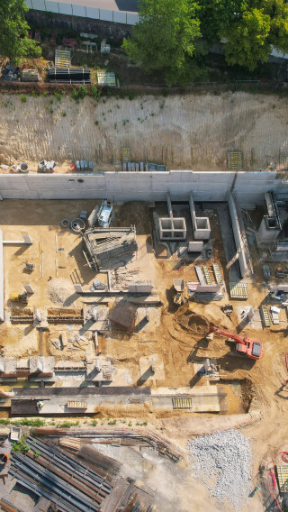 Edifício E da Operação de Lordelo do Ouro com fundações em fase final